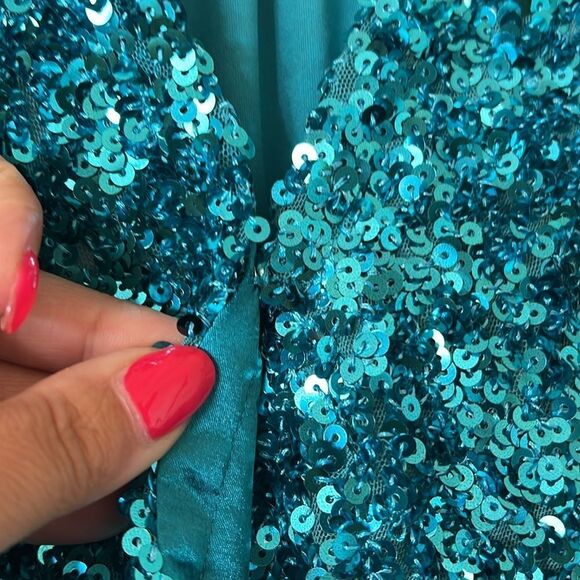 ROTATE BIRGER CHRISTENSEN Aurelia sequin-embellished blouse - Picture 6 of 12